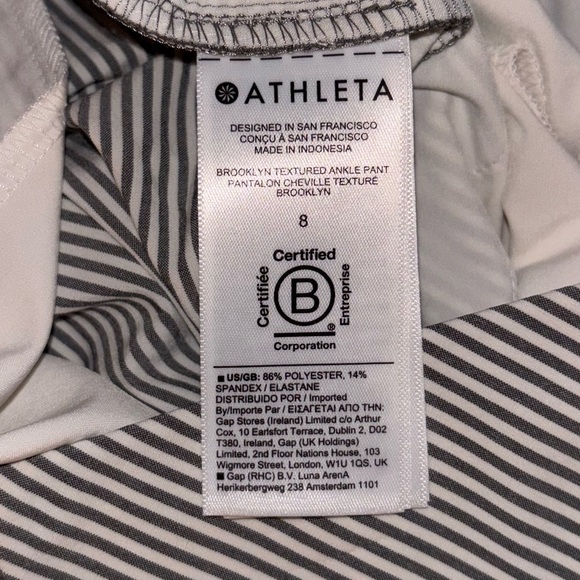 Athleta Brooklyn Textured Ankle Pants - Picture 9 of 13